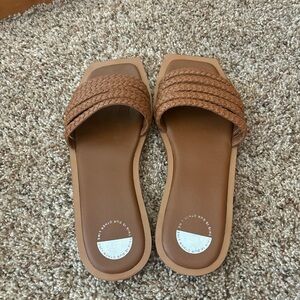 Brown This is our other line sandals